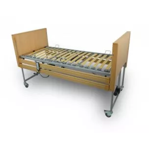 Lit électrique Classique Low - couleur hêtre - occasion Lit électrique Classique Low - couleur hêtre - occasion