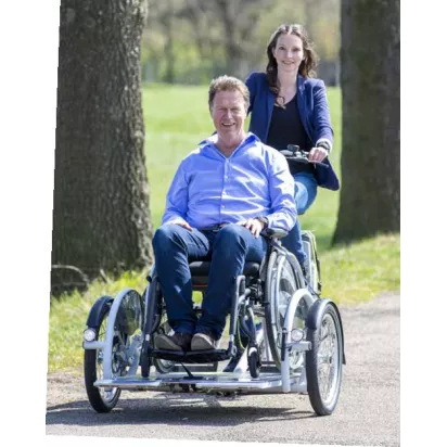 VeloPlus - vélo de transport pour fauteuil roulant VeloPlus - vélo de transport pour fauteuil roulant