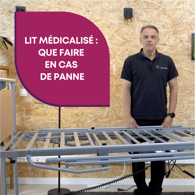 Lit médicalisé - Comment régler une panne ?