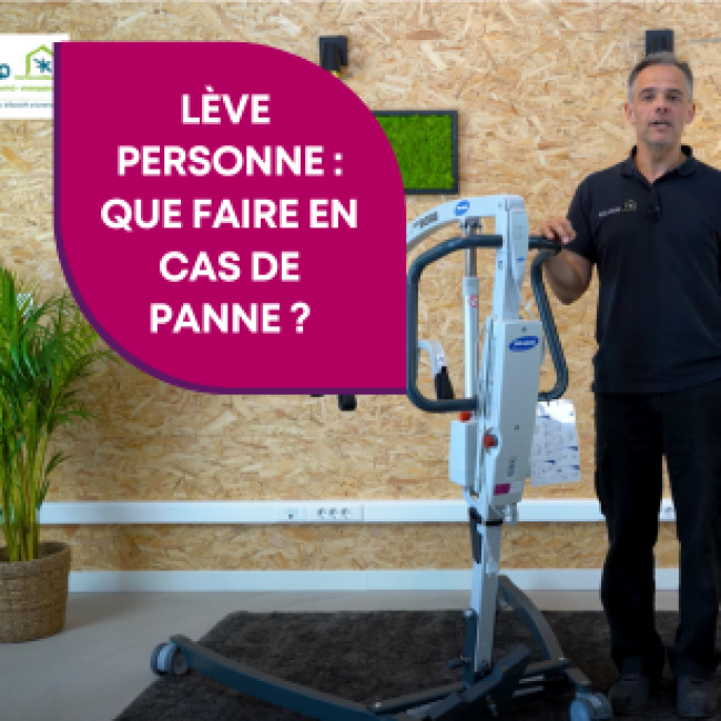 Lève personne : comment régler une panne ?