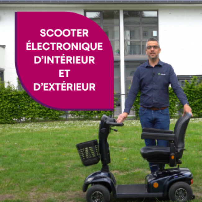 Scooter électrique intérieur/extérieur : mobilité et autonomie avec Qualias