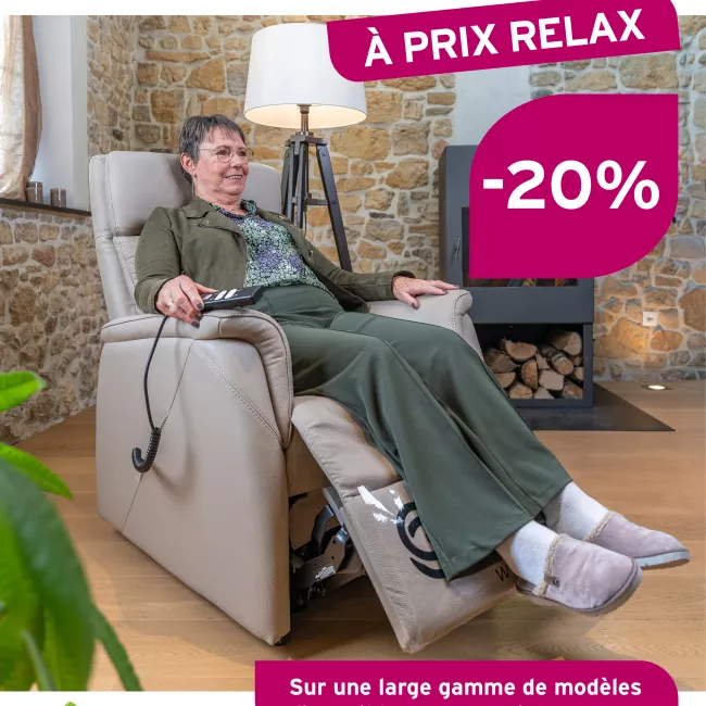Promo fauteuil releveur