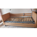 Lit Électrique Médicalisé Classique 90×200 cm – Coloris Hêtre (seconde main)