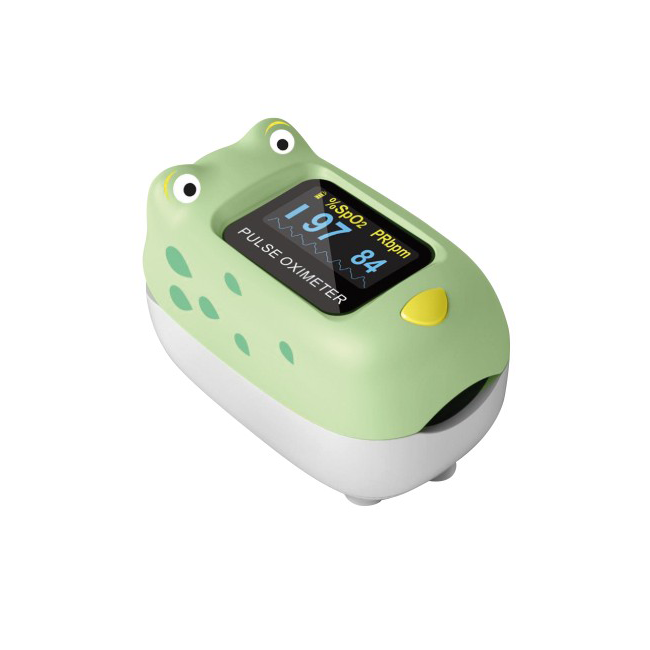 Oxymètre de pouls pédiatrique Spengler Oxyfrog - Vert