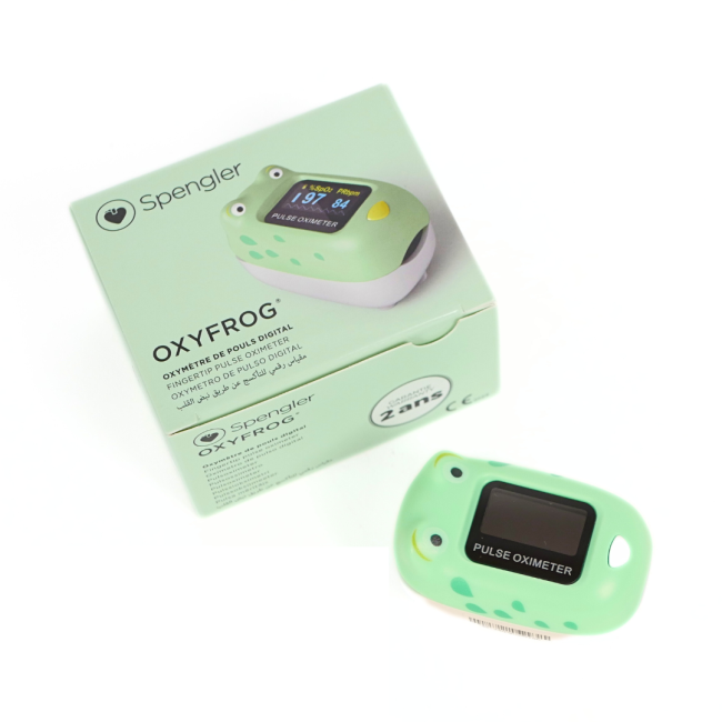 Oxymètre de pouls pédiatrique Spengler Oxyfrog - Vert