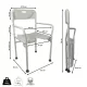 Chaise de douche pliable Tobago