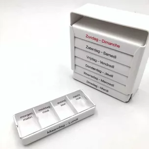 Pilulier semainier MEDI-7 blanc Pilulier semainier MEDI-7 blanc