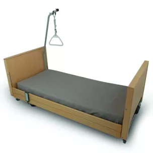 Lit électrique Classique + Low, couleur hêtre Lit électrique Classique + Low, couleur hêtre