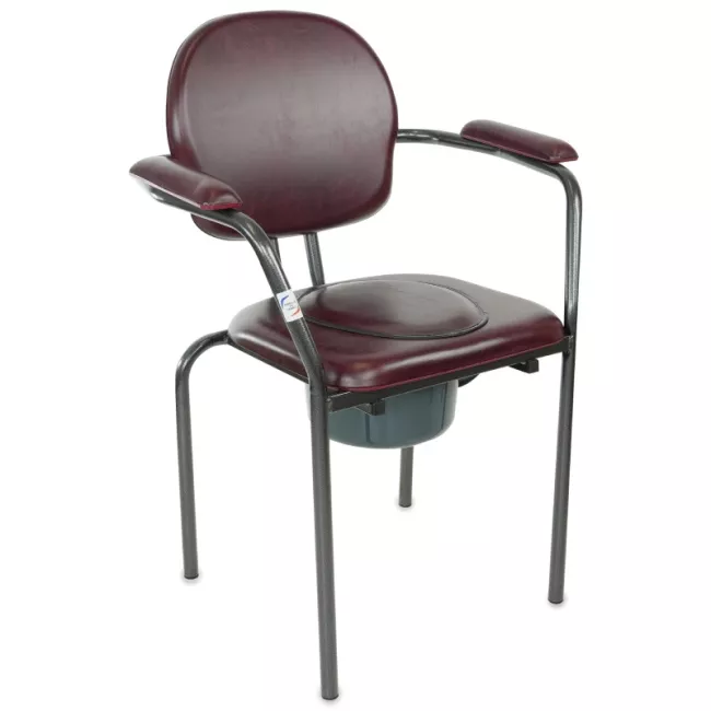 Chaise percée fixe en vinyle