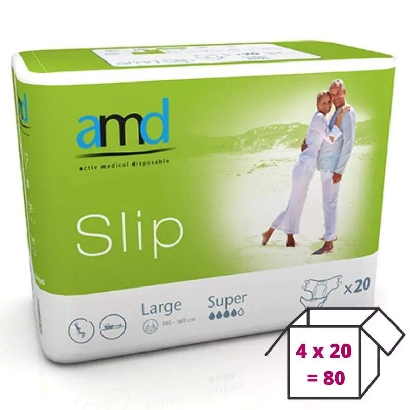 Incontinence en Belgique : change complet AMD Super et Maxi