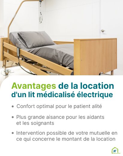 Les atouts de louer un lit médicalisé électrique chez Qualias