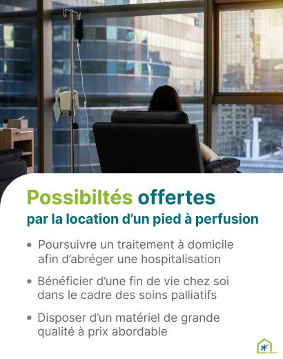Les avantages de la location d’un pied à perfusion chez Qualias