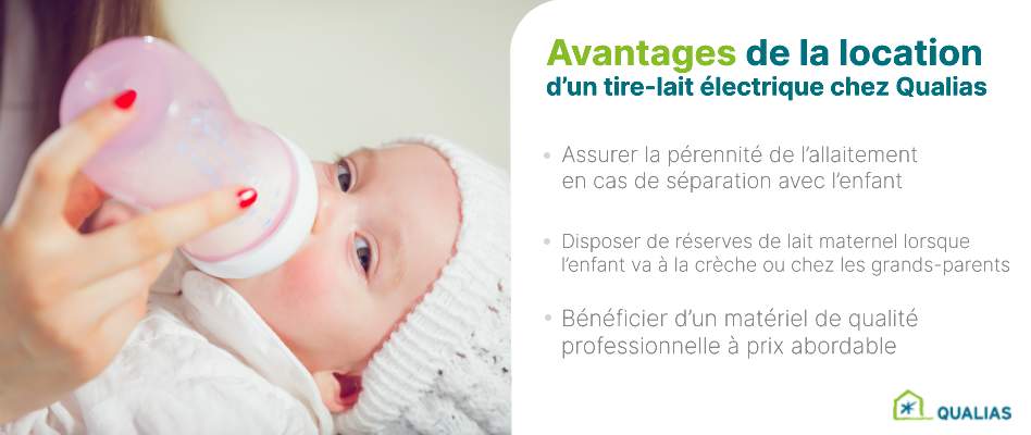Les avantages de la location d'un tire-lait électrique chez Qualias